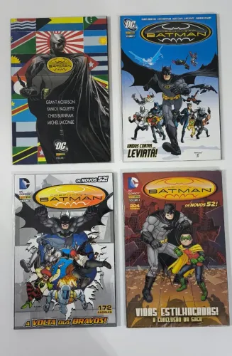 Coleção Corporação Batman Vols 1 Ao 4 Completo - Grant Morrison (Panini)