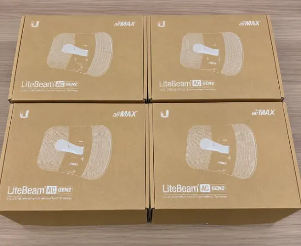 Par Antena Ubiquiti LiteBeam AC Gen2 LBE-5AC-Gen2 23 dBi Original | Nova Lacrada