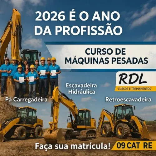 Retroescavadeira Curso Maquinas Pesadas