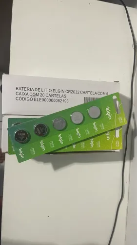 PILHA BATERIA CR 2032 Botão ELGIN C/200