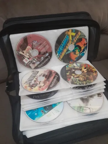 Porta cd 40 jogos ps2