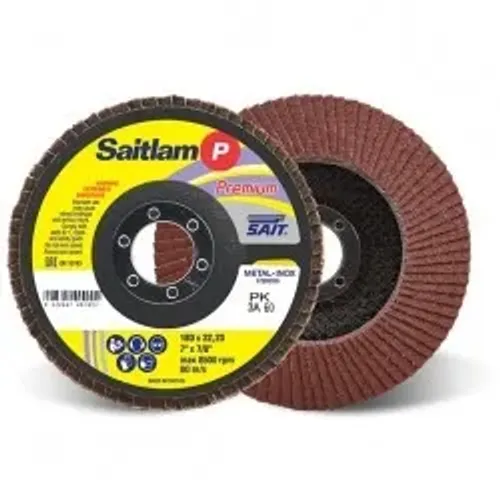 kit 10 discos flap saitlam-zk z 5/8 disco flap inox