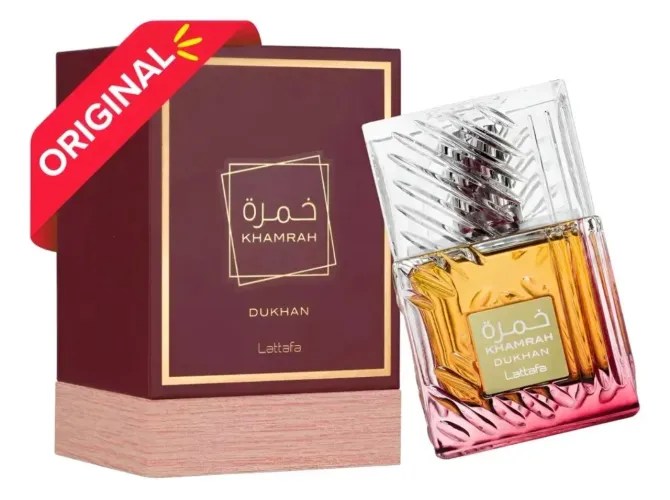 Khamrah Dukhan de Lattafa Perfumes é um perfume Oriental Masculino. <br>