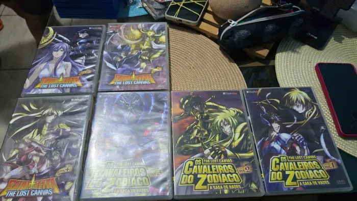 DVDs cavaleiros do Zodíaco the lost canvas