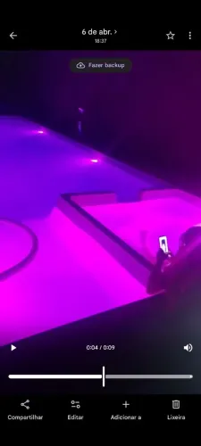Piscina 9 mts c led colorido d brinde 