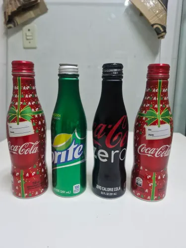 Garrafas de alumínio Coca Cola - Raridade-