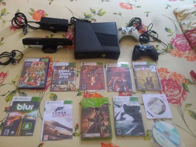XBOX 360 SLIM DESBLOQUEADO"CD"COMPLETO