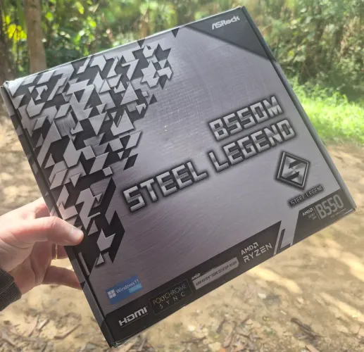 AsRock B550m STEEL LEGEND ( COM PROBLEMA E NÃO SEI QUAL)