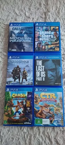 Jogos ps4 valores na descrição