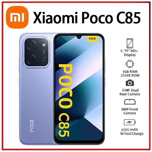 Xiaomi Poco C85 256gb 8gb Ram Global Cor Roxo + Capinha(LEIA A DESCRIÇÃO)