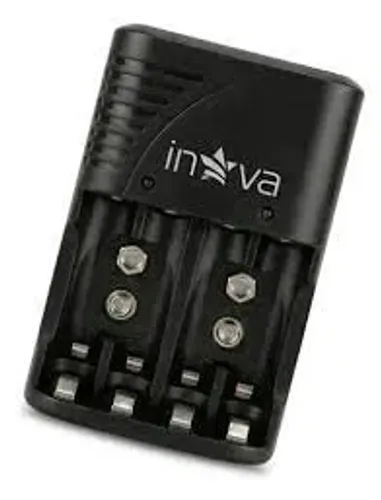 Carregador de Pilhas Inteligente AA/AAA Bateria 9V Bivolt