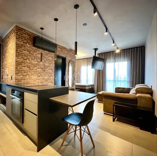 Studio mobiliado para locação no Condomínio Life by Carraro