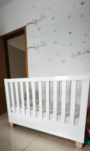 Berço matic que vira caminha
