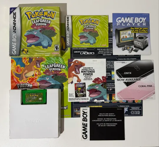 Pokémon Leaf Greem Gameboy Advanced 