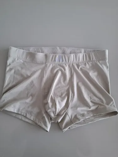 Cueca Boxer Adidas Poliéster Spandex Areia M Pouco Usada