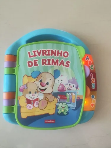 Brinquedo Eletrônico Livrinho de Rimas - Fisher Price