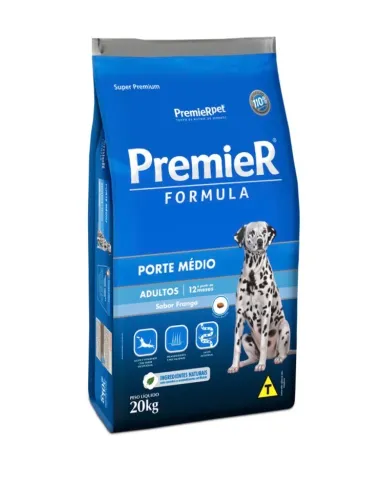 Ração premier cães de porte médio