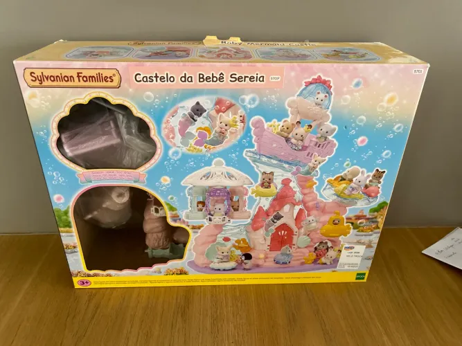 Sylvanian Families Castelo da Bebê Sereia completo e em excelente estado