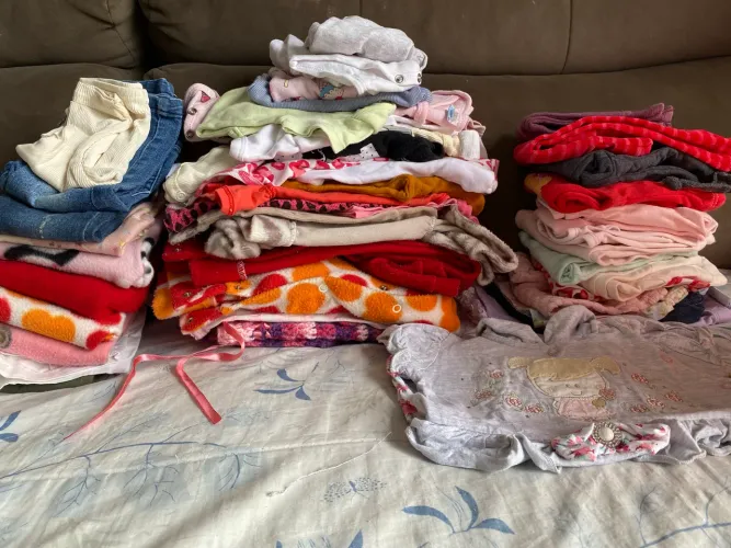 Lote de roupas de bebê - 46 peças em ótimo estado | R$ 120