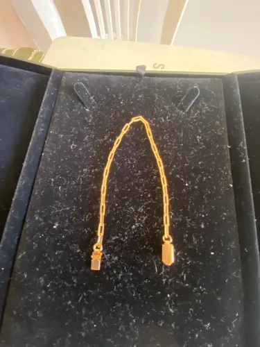 Pulseira Cartier Semi Joia banho ouro 18k