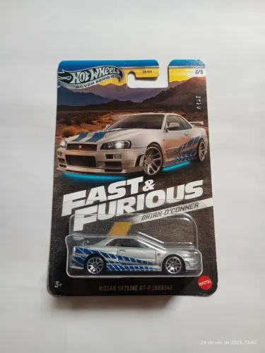 Hot Wheels Nissan Skyline GT-R (BNR34) Velozes e Furiosos