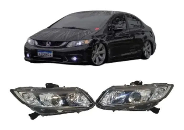 Farol (par) Honda Civic G9 2012 A 2016 Original (Usado)