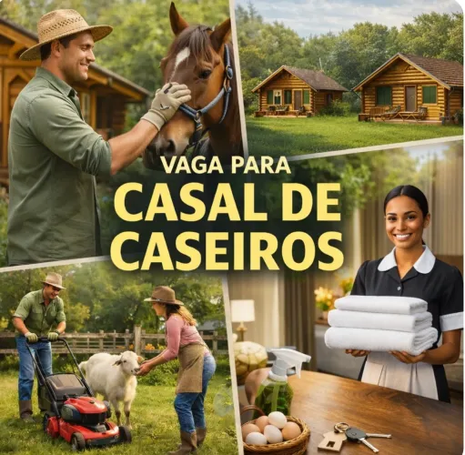VAGA PARA CASAL DE CASEIROS
