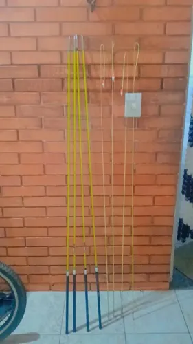 Vara de pesca lisa fibra