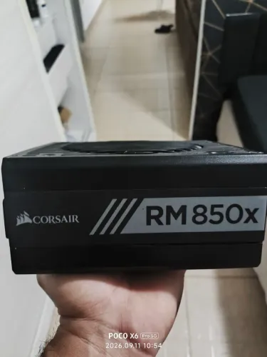 Fonte Corsair RM850x 850W 80 Plus Gold Full Modular - Alta Performance