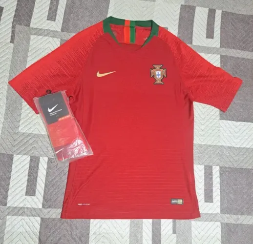 Camisa Portugal 2018 Nike Modelo Jogador VaporKnit + Meião Copa