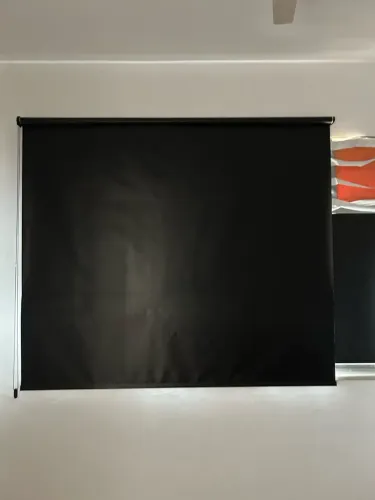 Cortina blackout preta