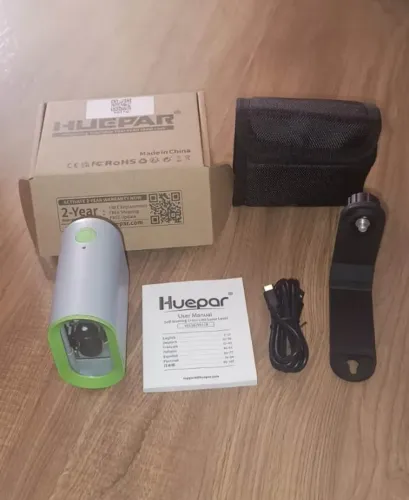 Nível Laser Huepar Profissional 2 Linhas Verde Y011g Com Suporte Magnético