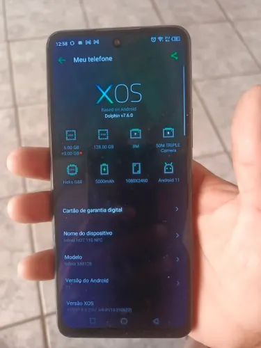 Celular infinix hot 11s