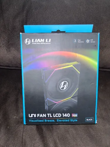Ventoinha Fan Lian Li Tela LCD RGB 140mm