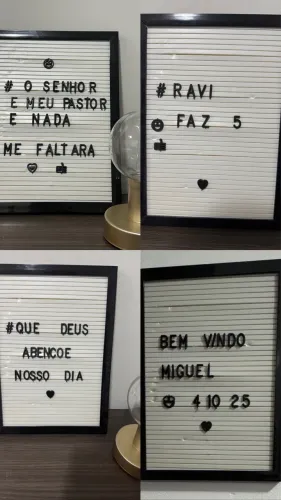 Letreiro LEIA A DESCRIÇÃO 