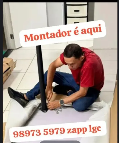 Montador de móveis é aqui disponível
