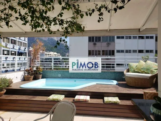 Excelente cobertura na Gávea