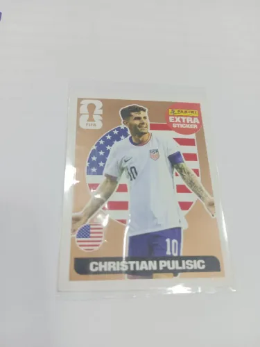 Figurinha Extra Sticker Bronze Christian Pulisic Copa do Mundo 2026 - Panini