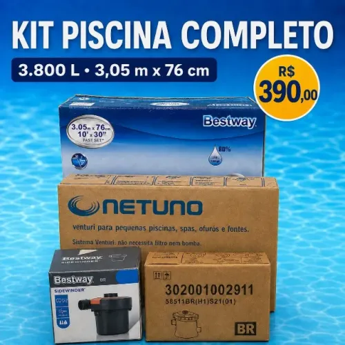 Piscina Bestway Fast Set 3.800 litros