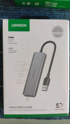 Hub ugreen usb-c para 4 portas USB 3.0 novo na caixa
