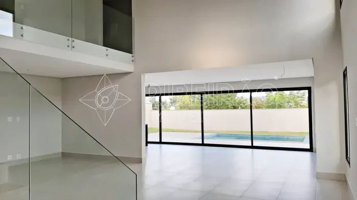 Casa sobrado com 3 suítes e piscina para locação no condomínio Reserva Santa Luisa