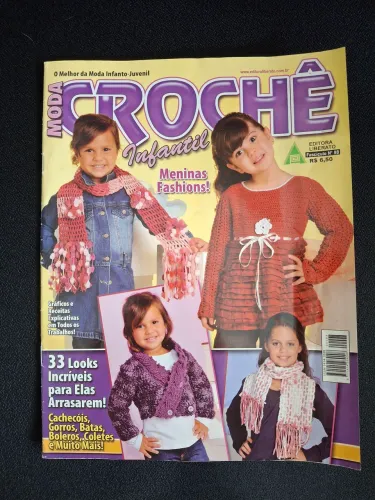  Revista de moda croche infantil