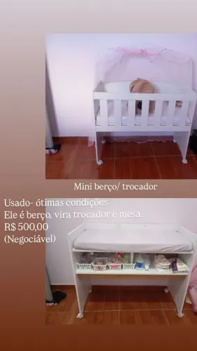 Mini berço/ trocador