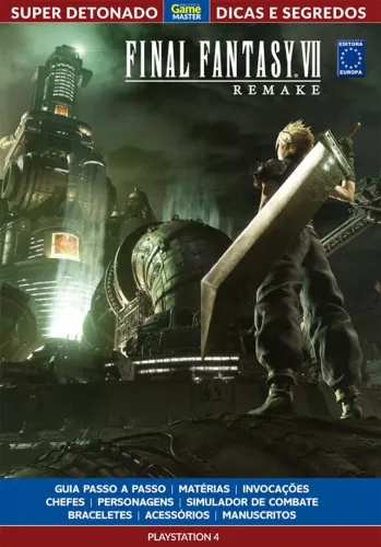 Livro Super Detonado Dicas e Segredos - Final Fantasy VII Remake Playstation Novo Lacrado