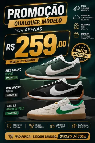 Tênis Nike tamanho 42 a preco de banana ! Todos originais escolha o modelo