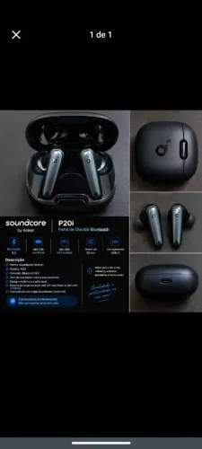 Fone de ouvido bluetooth 