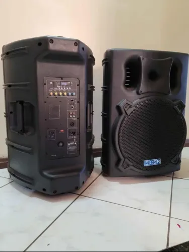 2 Caixas Acústica Ativa 15 Polegadas 300w Rms CSR