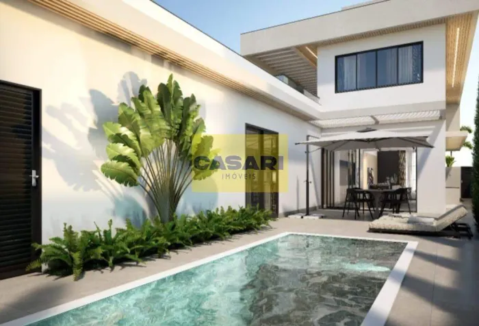 Casa á venda, em alto padrão com 3 suítes, piscina em condomínio com haras na cidade de Bo
