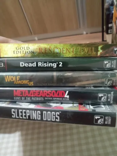 Pack de 5 jogos de ps3