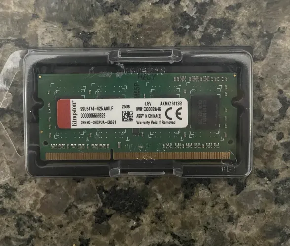 Kingston 4GB DDR3 1333MHz SODIMM memória RAM